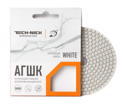 Алмазный Гибкий Шлифовальный Круг WHITE TECH-NICK D100/№50